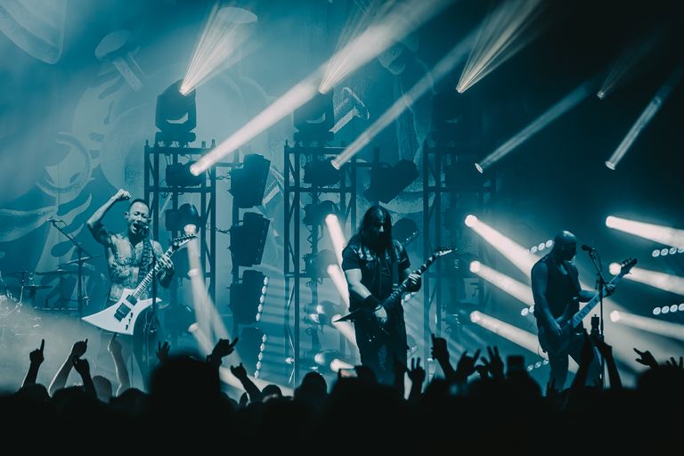 Trivium performing live at AEC Theatre in Adelaide